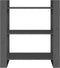 vidaXL - Boekenkast/kamerscherm - 80x35x91 - cm - massief - grenenhout - grijs