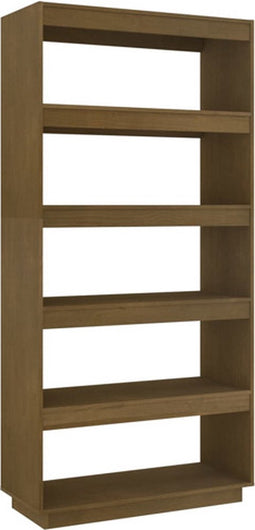 vidaXL - Boekenkast/kamerscherm - massief - grenenhout - honingbruin