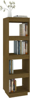 vidaXL - Boekenkast/kamerscherm - massief - grenenhout - honingbruin
