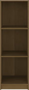 vidaXL - Boekenkast/kamerscherm - massief - grenenhout - honingbruin