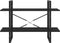 vidaXL - Boekenkast - met - 2 - schappen - 100x30x70 - cm - bewerkt - hout - zwart