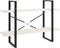 vidaXL - Boekenkast - met - 2 - schappen - 100x30x70 - cm - massief - grenenhout - wit