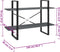 vidaXL - Boekenkast - met - 2 - schappen - 100x30x70 - cm - massief - grenenhout - grijs