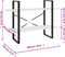 vidaXL - Boekenkast - met - 2 - schappen - 100x30x70 - cm - massief - grenenhout - grijs