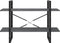 vidaXL - Boekenkast - met - 2 - schappen - 100x30x70 - cm - massief - grenenhout - grijs