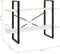 vidaXL - Boekenkast - met - 2 - schappen - 100x30x70 - cm - massief - grenenhout - wit