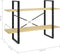 vidaXL - Boekenkast - met - 2 - schappen - 100x30x70 - cm - massief - grenenhout