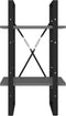 vidaXL - Boekenkast - met - 2 - schappen - 40x30x70 - cm - bewerkt - hout - grijs