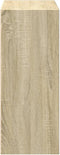 vidaXL - Boekenkast - met - 2 - schappen - 40x30x76,5 - cm - bewerkt - hout - sonoma - eik