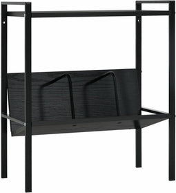 vidaXL - Boekenkast - met - 2 - schappen - 52x28x59 - cm - bewerkt - hout - zwart