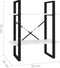 vidaXL - Boekenkast - met - 2 - schappen - 60x30x70 - cm - bewerkt - hout - wit
