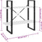 vidaXL - Boekenkast - met - 2 - schappen - 80x30x70 - cm - bewerkt - hout - wit