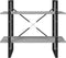 vidaXL - Boekenkast - met - 2 - schappen - 80x30x70 - cm - bewerkt - hout - grijs - sonoma