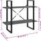 vidaXL - Boekenkast - met - 2 - schappen - 80x30x70 - cm - massief - grenenhout - grijs