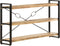 vidaXL - Boekenkast - met - 3 - schappen - 140x30x80 - cm - massief - mangohout