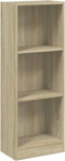 vidaXL - Boekenkast - met - 3 - schappen - 40x24x109 - cm - bewerkt - hout - sonoma - eik
