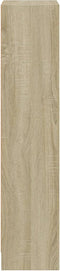 vidaXL - Boekenkast - met - 3 - schappen - 40x24x109 - cm - bewerkt - hout - sonoma - eik