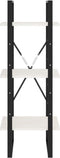 vidaXL - Boekenkast - met - 3 - schappen - 40x30x105 - cm - massief - grenenhout - wit