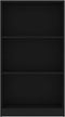 vidaXL - Boekenkast - met - 3 - schappen - 60x24x109 - cm - bewerkt - hout - zwart