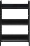 vidaXL - Boekenkast - met - 3 - schappen - 60x27,6x90,5 - cm - bewerkt - hout - zwart
