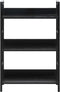 vidaXL - Boekenkast - met - 3 - schappen - 60x27,6x90,5 - cm - bewerkt - hout - zwart