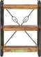 vidaXL - Boekenkast - met - 3 - schappen - 60x30x80 - cm - massief - gerecycled - hout
