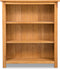 vidaXL - Boekenkast - met - 3 - schappen - 70x22,5x82 - cm - massief - eikenhout