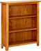 vidaXL - Boekenkast - met - 3 - schappen - 70x22,5x82 - cm - massief - eikenhout