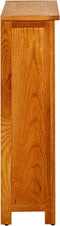 vidaXL - Boekenkast - met - 3 - schappen - 70x22,5x82 - cm - massief - eikenhout