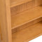 vidaXL - Boekenkast - met - 3 - schappen - 70x22,5x82 - cm - massief - eikenhout