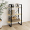vidaXL - Boekenkast - met - 3 - schappen - 80x30x105 - cm - massief - grenenhout
