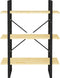 vidaXL - Boekenkast - met - 3 - schappen - 80x30x105 - cm - massief - grenenhout