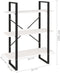 vidaXL - Boekenkast - met - 3 - schappen - 80x30x105 - cm - massief - grenenhout - wit