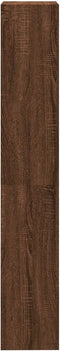 vidaXL - Boekenkast - met - 4 - schappen - 40x24x143 - cm - bewerkt - hout - bruineiken