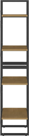 vidaXL - Boekenkast - met - 4 - schappen - 40x30x140 - cm - massief - grenenhout