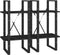 vidaXL - Boekenkast - met - 4 - schappen - 40x30x140 - cm - massief - grenenhout - zwart