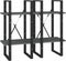 vidaXL - Boekenkast - met - 4 - schappen - 40x30x140 - cm - massief - grenenhout - grijs