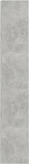 vidaXL - Boekenkast - met - 4 - schappen - 60x24x142 - cm - bewerkt - hout - betongrijs