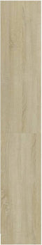 vidaXL - Boekenkast - met - 4 - schappen - 80x24x142 - cm - bewerkt - hout - sonoma - eik