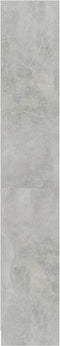 vidaXL - Boekenkast - met - 4 - schappen - 80x24x142 - cm - bewerkt - hout - betongrijs