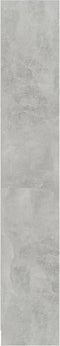 vidaXL - Boekenkast - met - 4 - schappen - 80x24x142 - cm - bewerkt - hout - betongrijs
