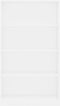 vidaXL - Boekenkast - met - 4 - schappen - 80x24x142 - cm - bewerkt - hout - wit