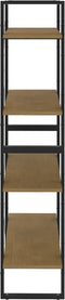 vidaXL - Boekenkast - met - 4 - schappen - 80x30x140 - cm - massief - grenenhout