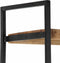 vidaXL - Boekenkast - met - 4 - schappen - 80x30x180 - cm - ruw - mangohout