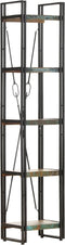 vidaXL - Boekenkast - met - 5 - schappen - 40x30x180 - cm - massief - gerecycled - hout