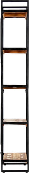 vidaXL - Boekenkast - met - 5 - schappen - 60x30x180 - cm - massief - gerecycled - hout