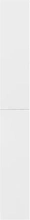 vidaXL - Boekenkast - met - 5 - schappen - 80x24x175 - cm - bewerkt - hout - wit
