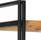vidaXL - Boekenkast - met - 5 - schappen - 90x30x180 - cm - massief - acaciahout