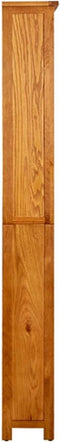 vidaXL - Boekenkast - met - 6 - schappen - 80x22,5x180 - cm - massief - eikenhout