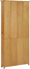 vidaXL - Boekenkast - met - 7 - schappen - 90x22,5x200 - cm - massief - eikenhout